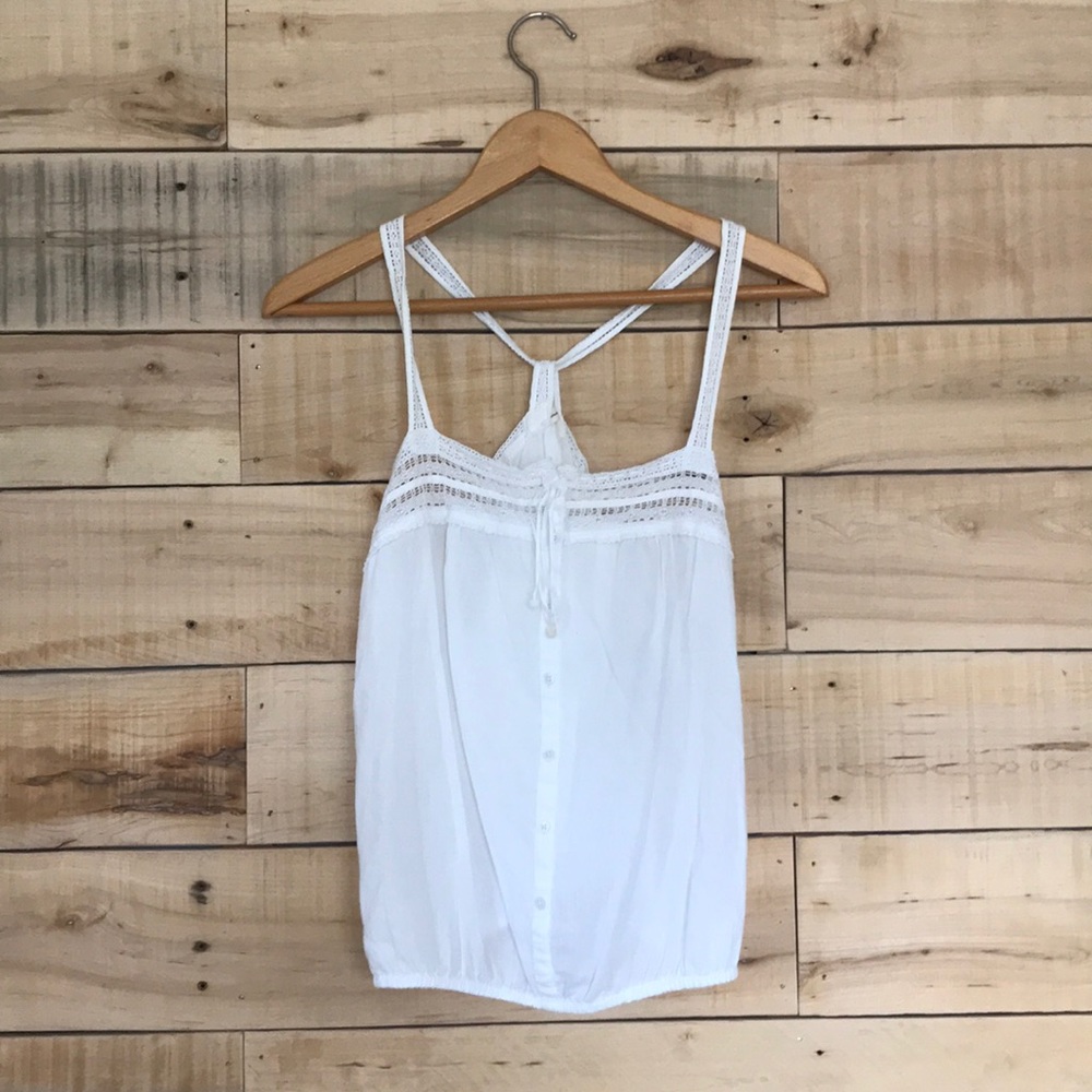 White summer top